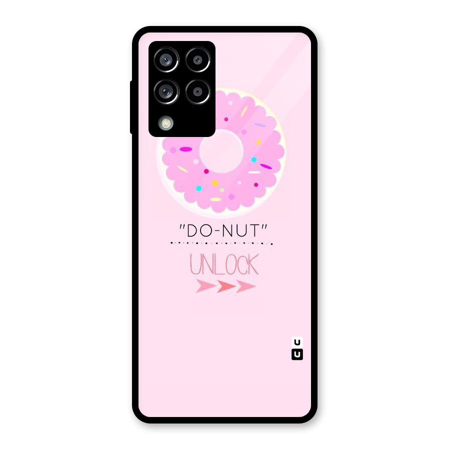 Do-Nut Unlock Glass Back Case for Galaxy M53 5G