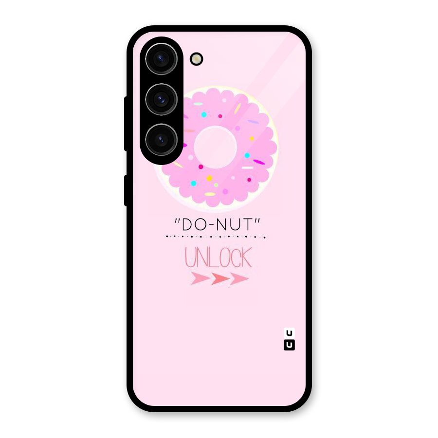 Do-Nut Unlock Glass Back Case for Galaxy S23