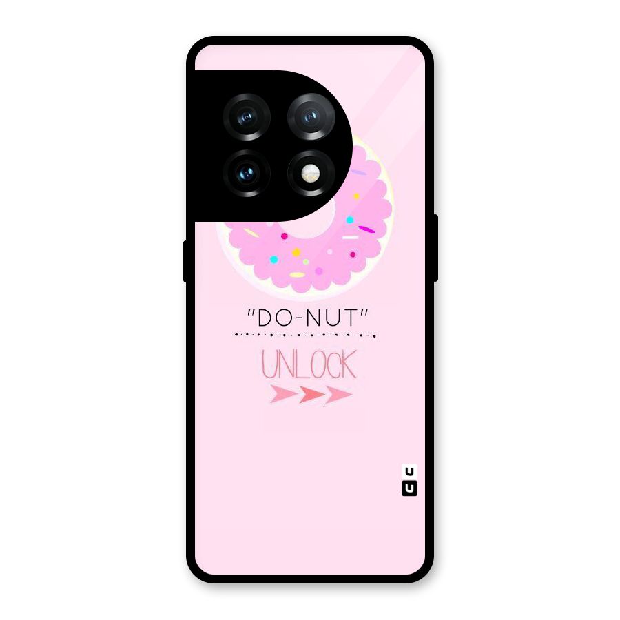 Do-Nut Unlock Glass Back Case for OnePlus 11