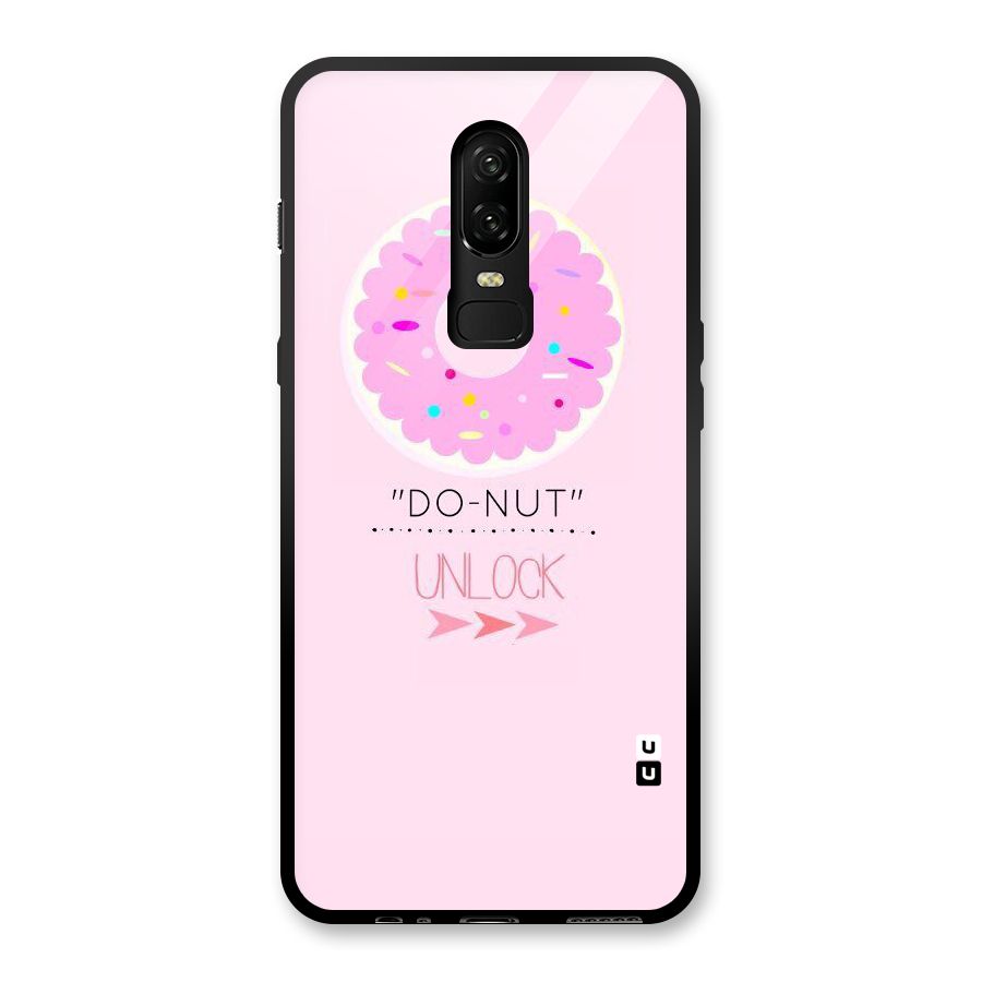 Do-Nut Unlock Glass Back Case for OnePlus 6