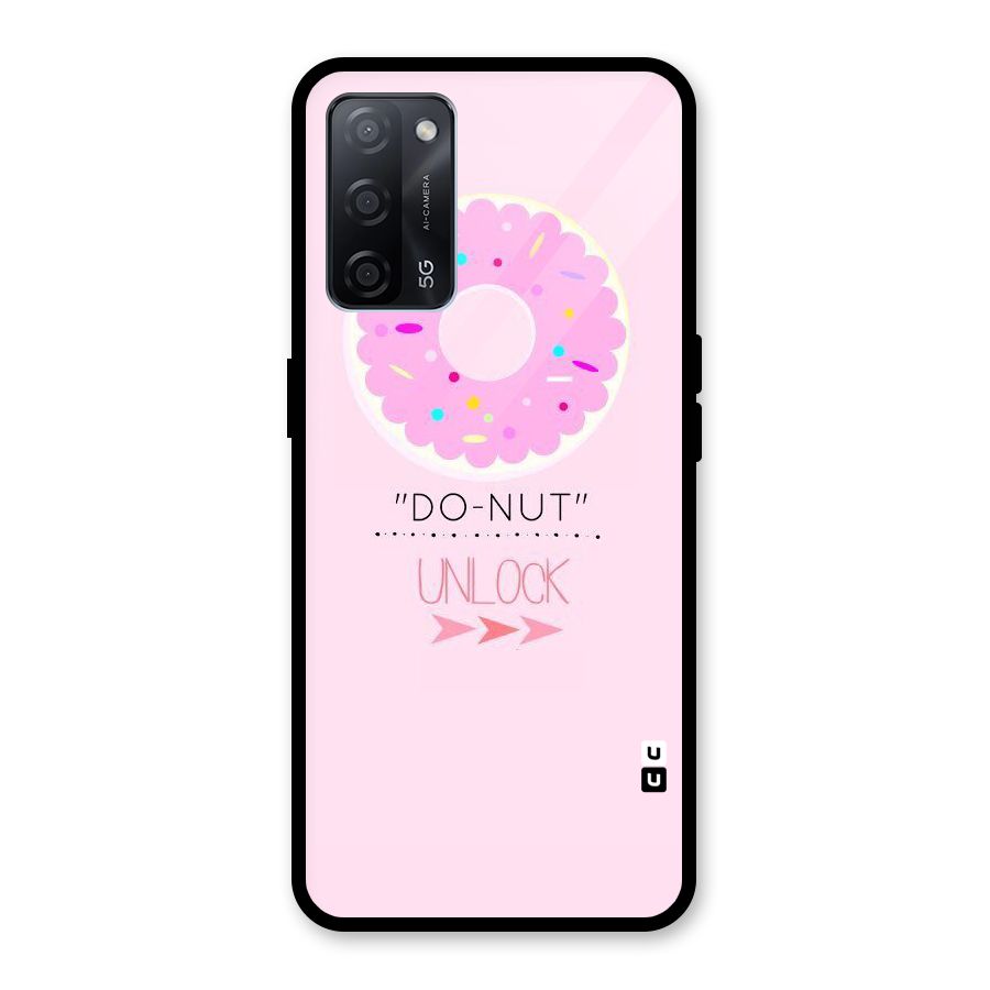 Do-Nut Unlock Glass Back Case for Oppo A53s 5G