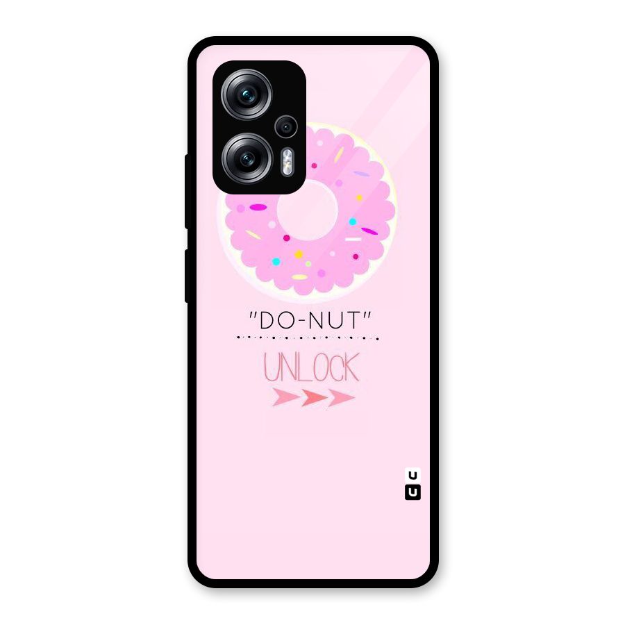 Do-Nut Unlock Glass Back Case for Redmi K50i