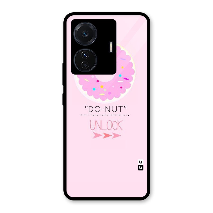 Do-Nut Unlock Glass Back Case for Vivo T1 Pro