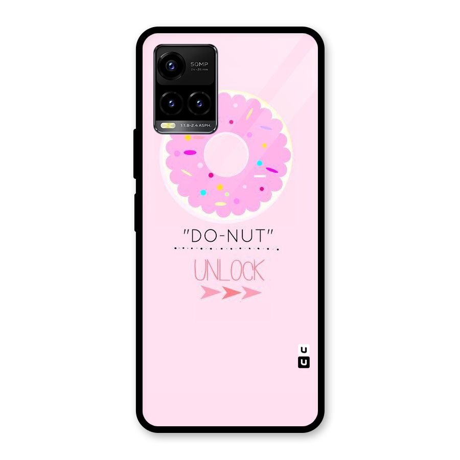 Do-Nut Unlock Glass Back Case for Vivo Y21A