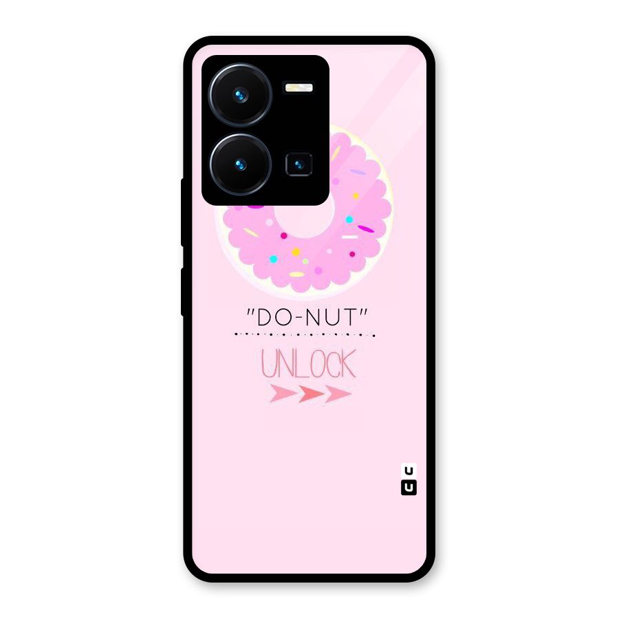 Do-Nut Unlock Glass Back Case for Vivo Y35