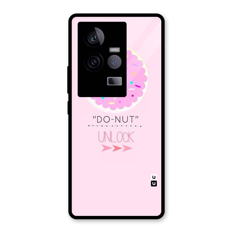 Do-Nut Unlock Glass Back Case for Vivo iQOO 11 5G
