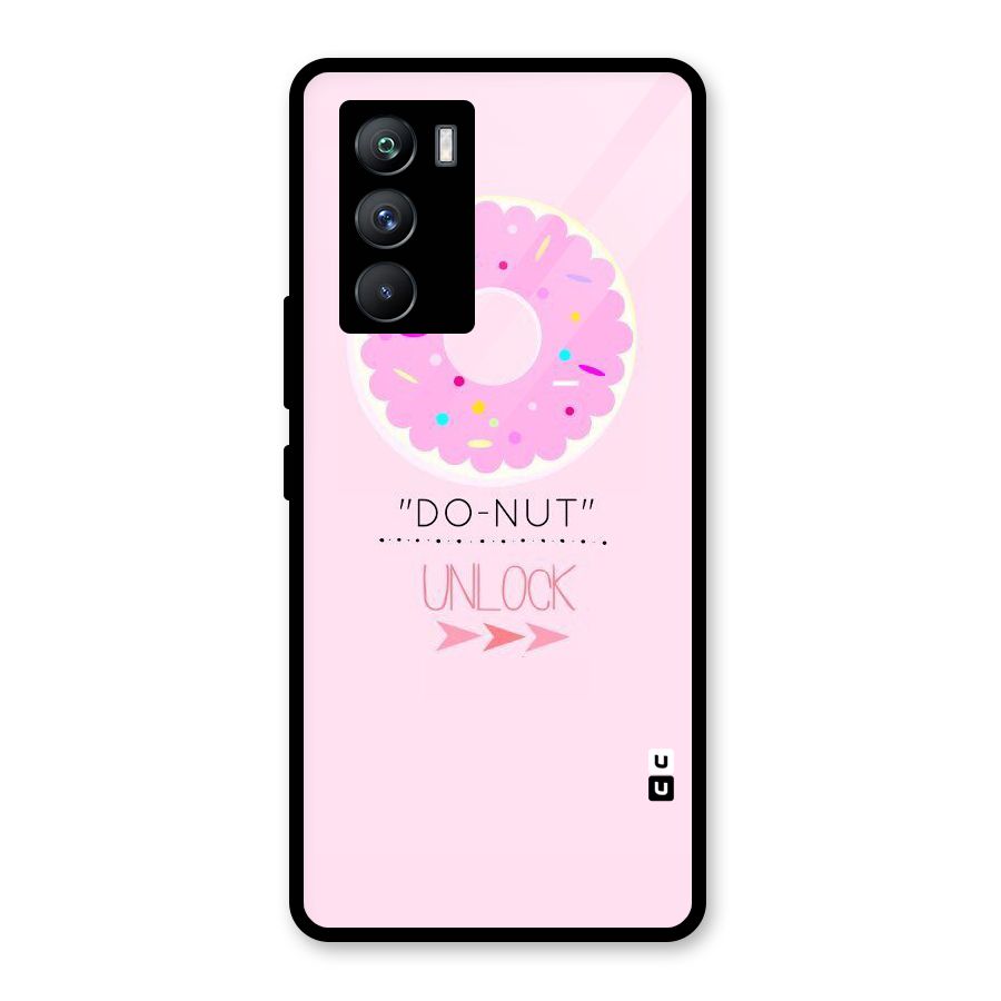 Do-Nut Unlock Glass Back Case for Vivo iQOO 9 SE
