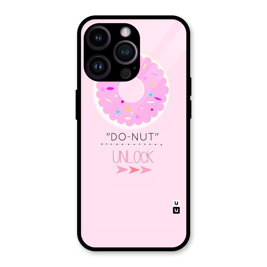 Do-Nut Unlock Glass Back Case for iPhone 14 Pro Max
