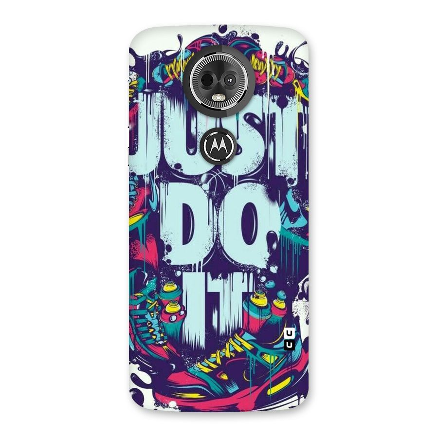 Do It Abstract Back Case for Moto E5 Plus