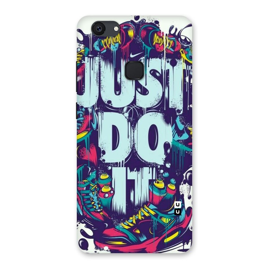 Do It Abstract Back Case for Vivo V7 Plus