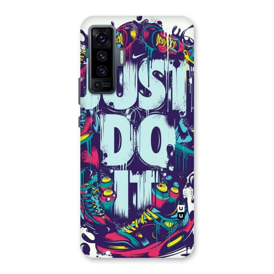 Do It Abstract Back Case for Vivo X50
