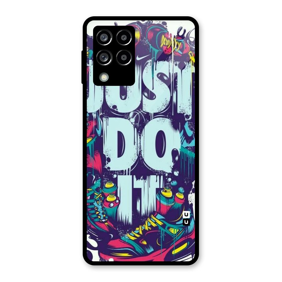 Do It Abstract Glass Back Case for Galaxy M53 5G