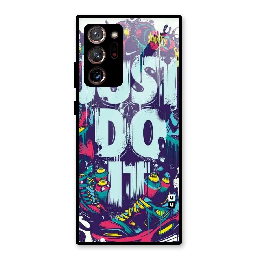 Do It Abstract Glass Back Case for Galaxy Note 20 Ultra