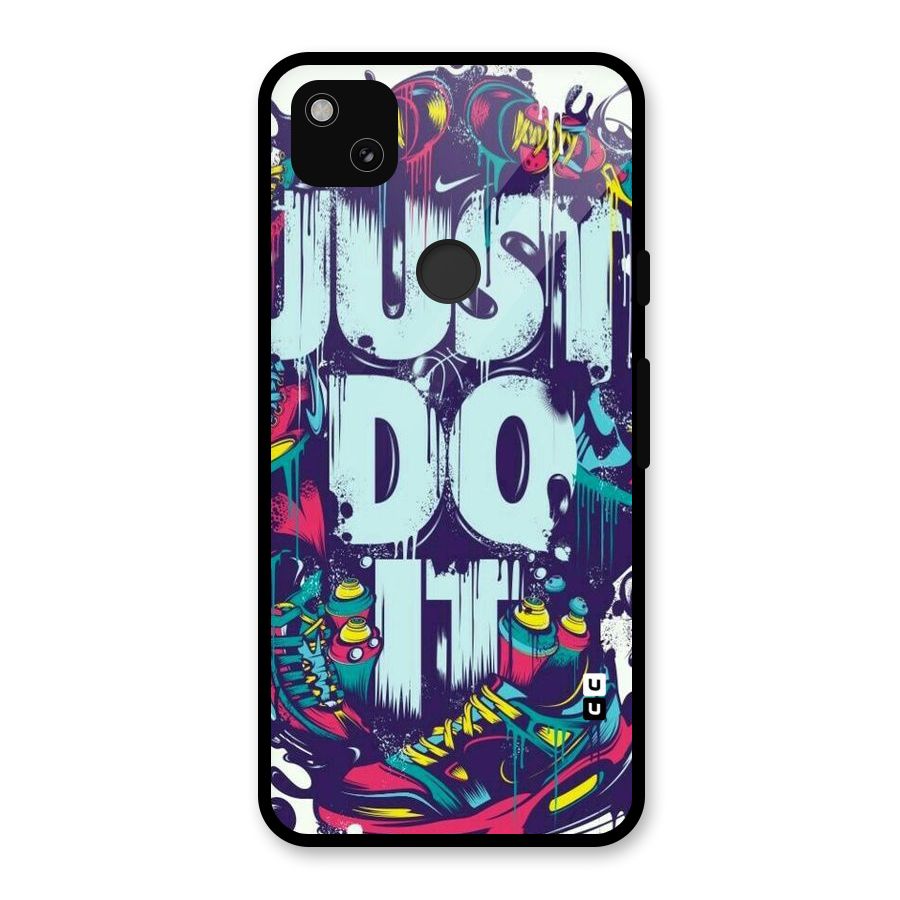 Do It Abstract Glass Back Case for Google Pixel 4a