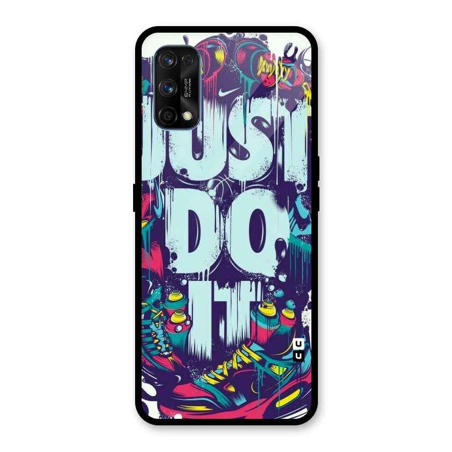 Do It Abstract Glass Back Case for Realme 7 Pro