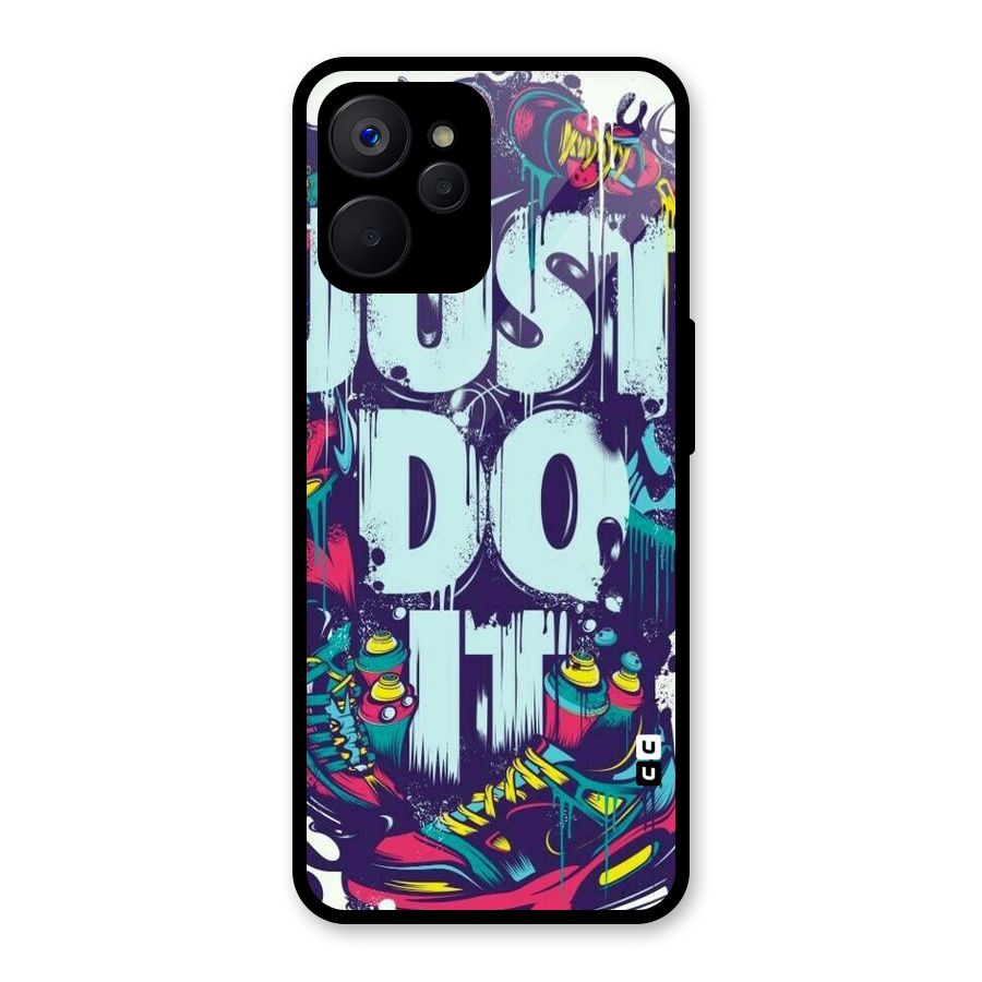 Do It Abstract Glass Back Case for Realme 9i 5G