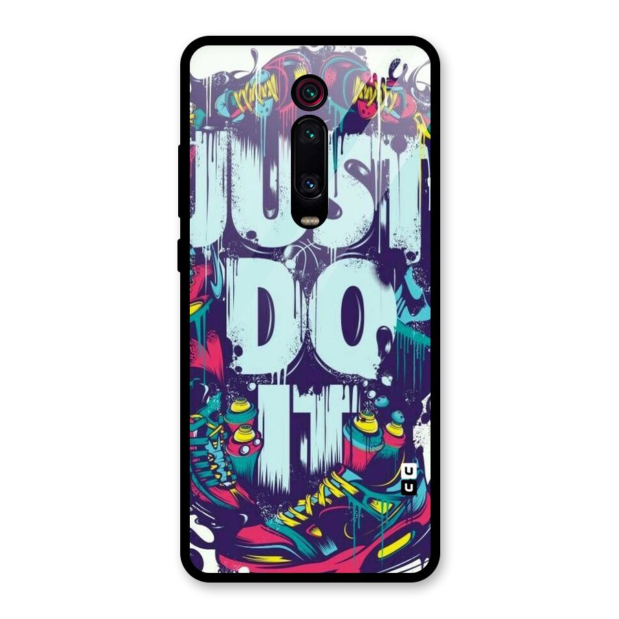 Do It Abstract Glass Back Case for Redmi K20