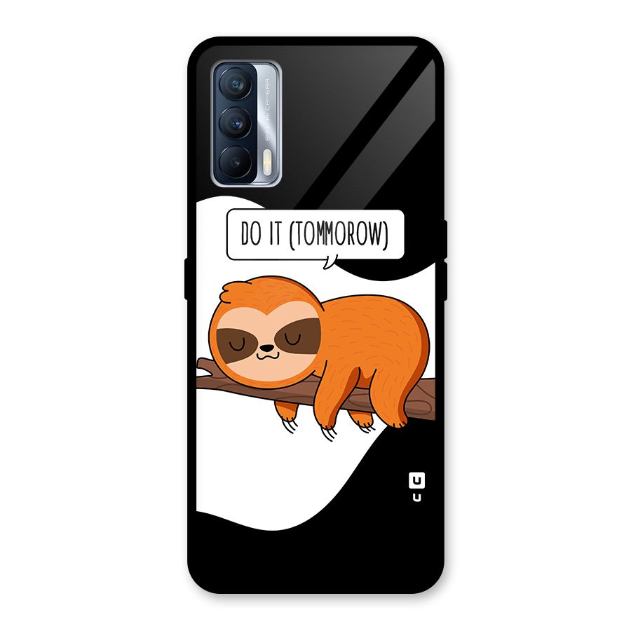 Do It Tommorow Glass Back Case for Realme X7