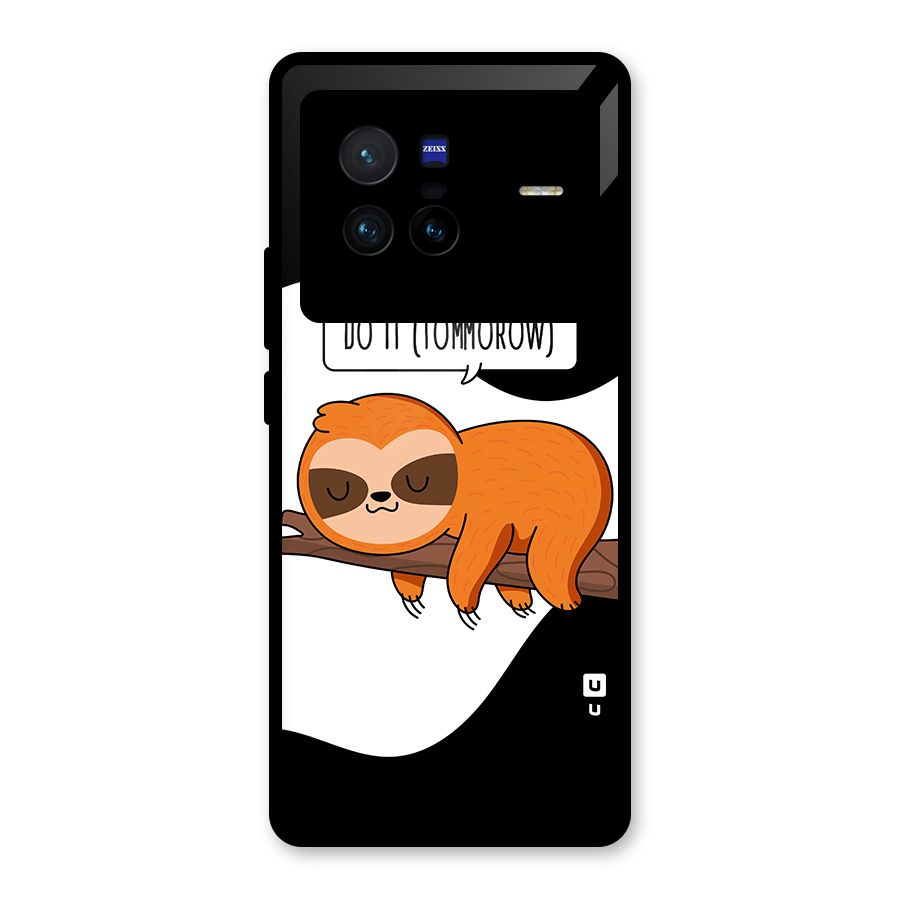 Do It Tommorow Glass Back Case for Vivo X80