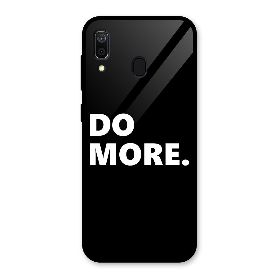 Do More Glass Back Case for Galaxy A30