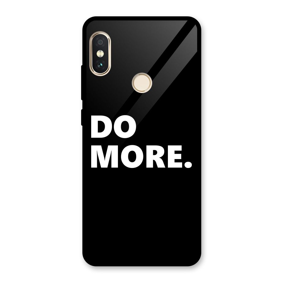 Do More Glass Back Case for Redmi Note 5 Pro
