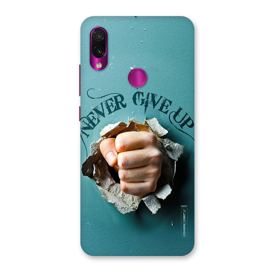 Do Not Give Up Back Case for Redmi Note 7 Pro