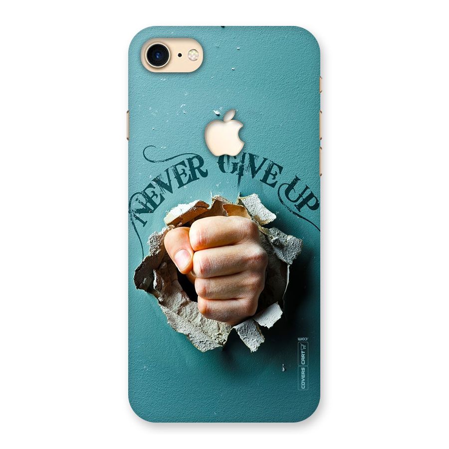 Do Not Give Up Back Case for iPhone 7 Apple Cut