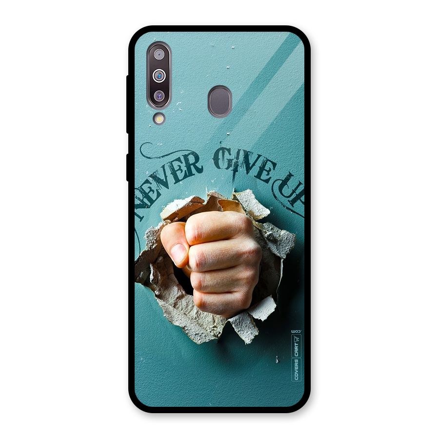 Do Not Give Up Glass Back Case for Galaxy M30