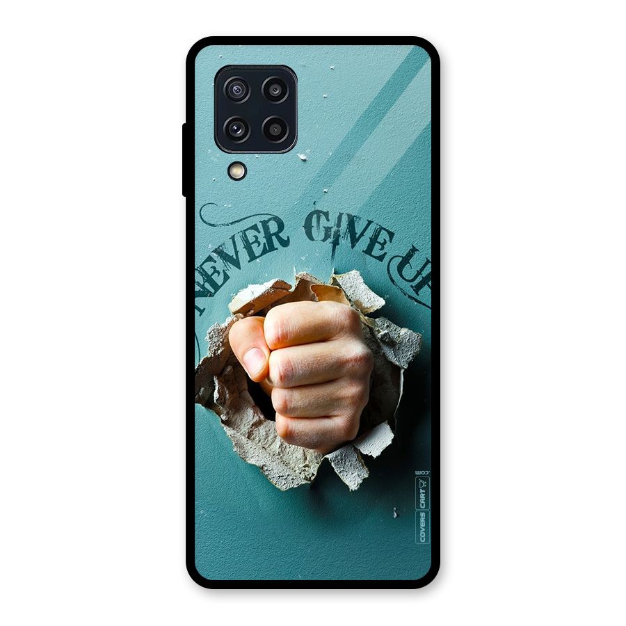 Do Not Give Up Glass Back Case for Galaxy M32