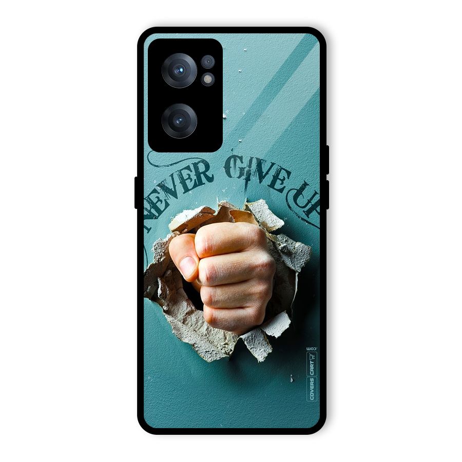 Do Not Give Up Glass Back Case for OnePlus Nord CE 2 5G