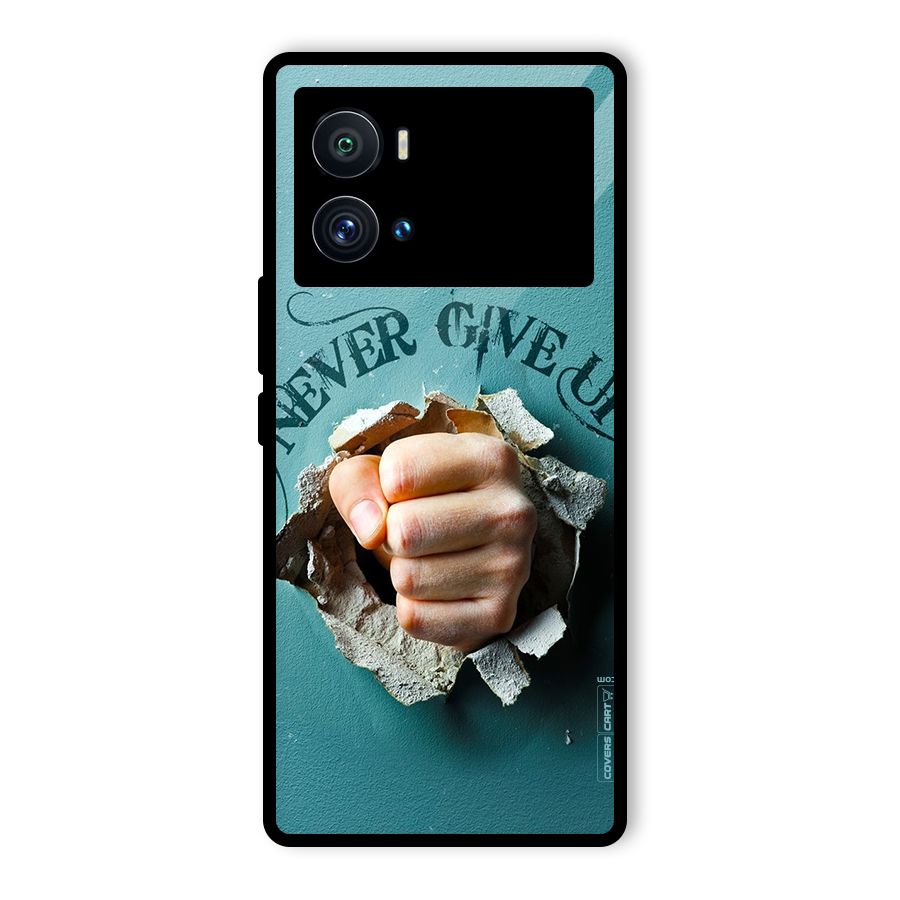 Do Not Give Up Glass Back Case for Vivo iQOO 9 Pro