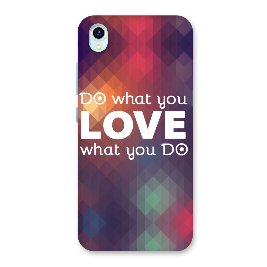 Do What You Love Back Case for Vivo Y1s