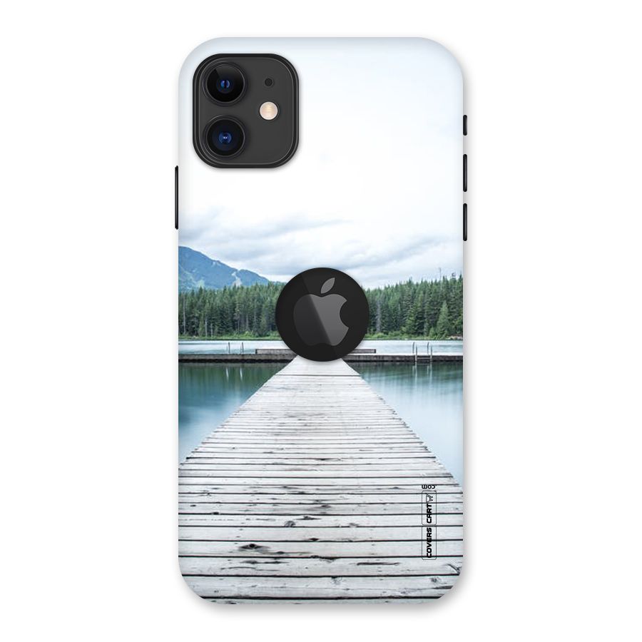 Dock River Back Case for iPhone 11 Logo Cut