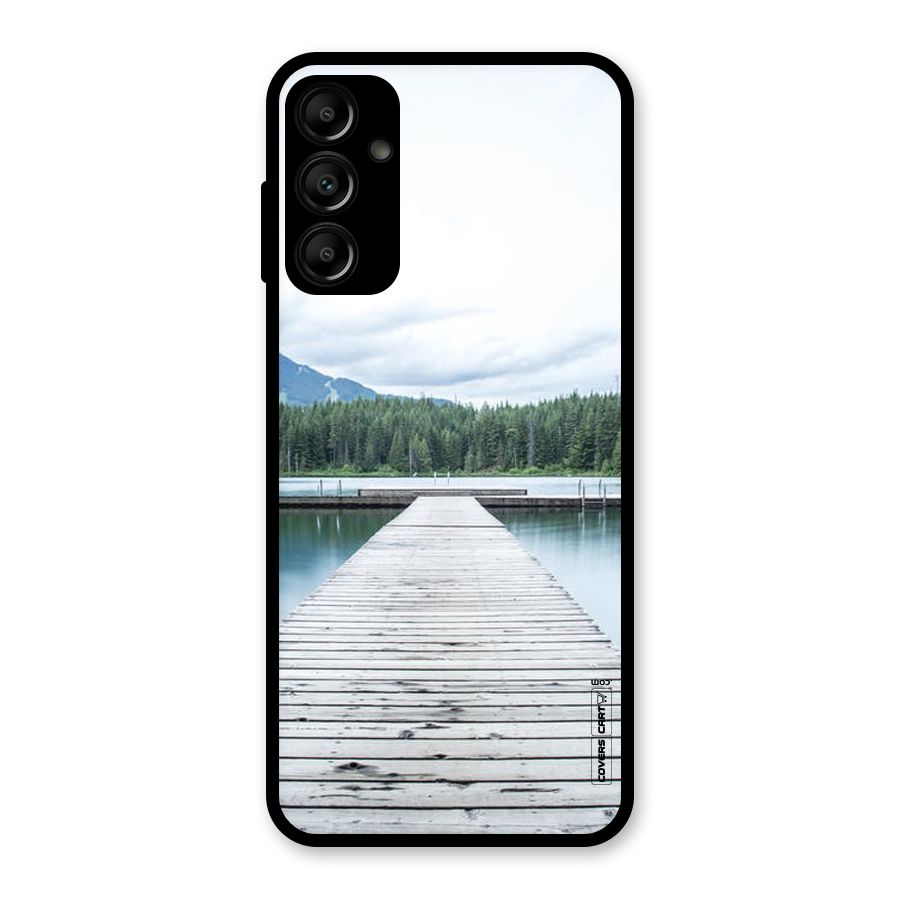 Dock River Glass Back Case for Galaxy A14 5G