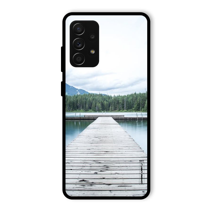 Dock River Glass Back Case for Galaxy A53 5G