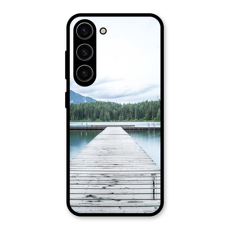 Dock River Glass Back Case for Galaxy S23
