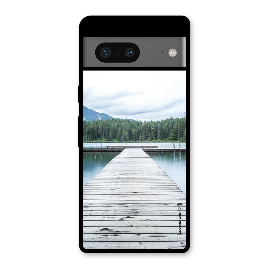 Dock River Glass Back Case for Google Pixel 7