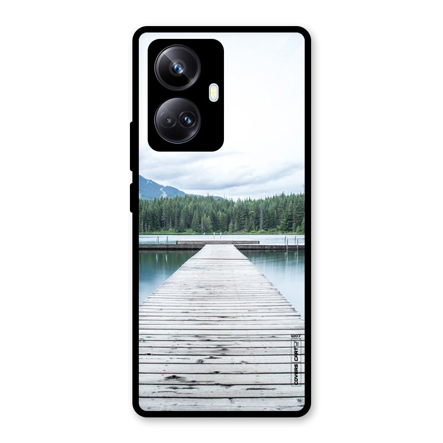 Dock River Glass Back Case for Realme 10 Pro Plus
