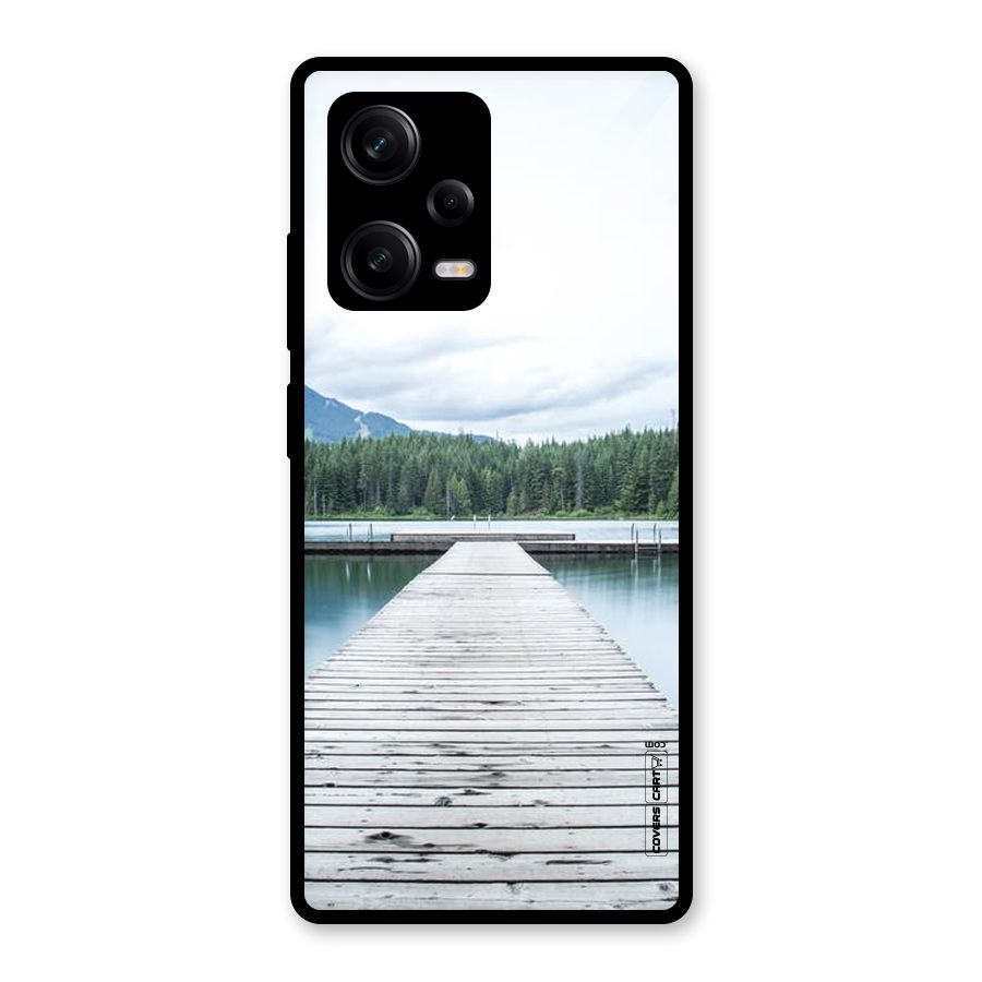 Dock River Glass Back Case for Redmi Note 12 Pro