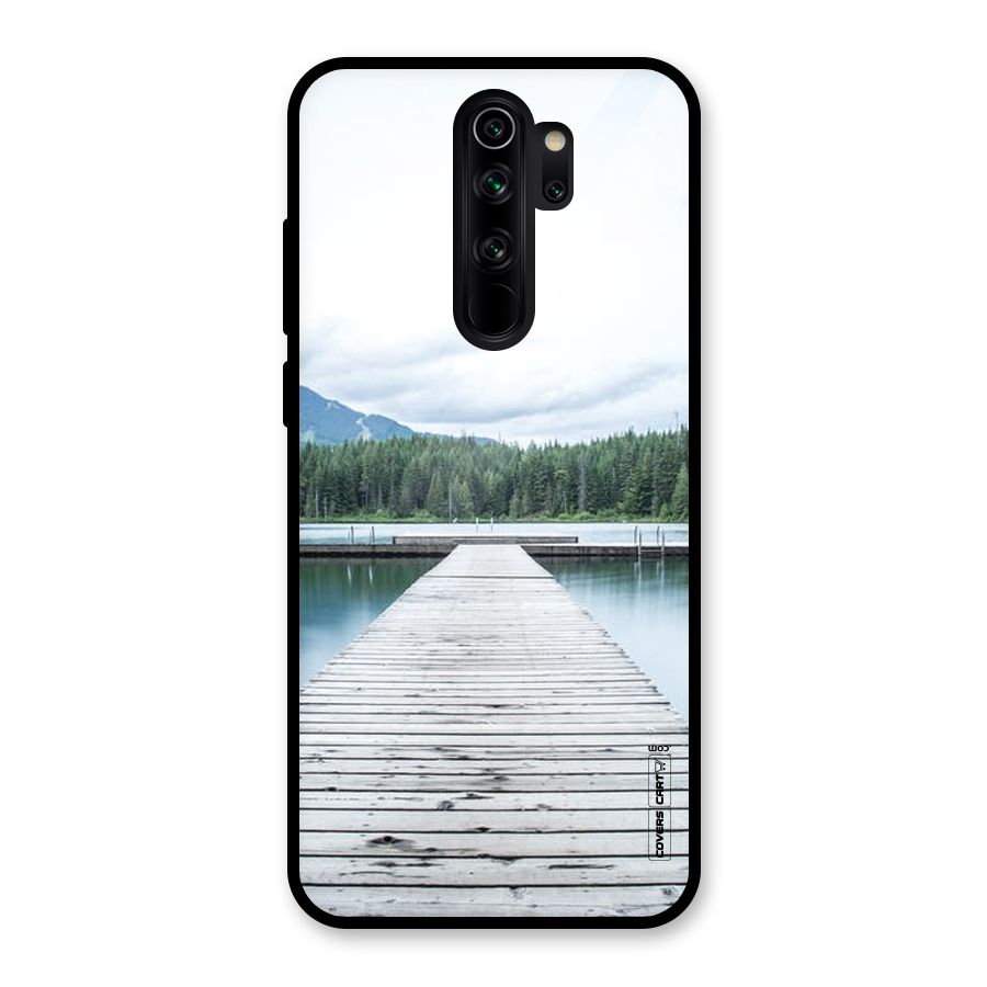 Dock River Glass Back Case for Redmi Note 8 Pro