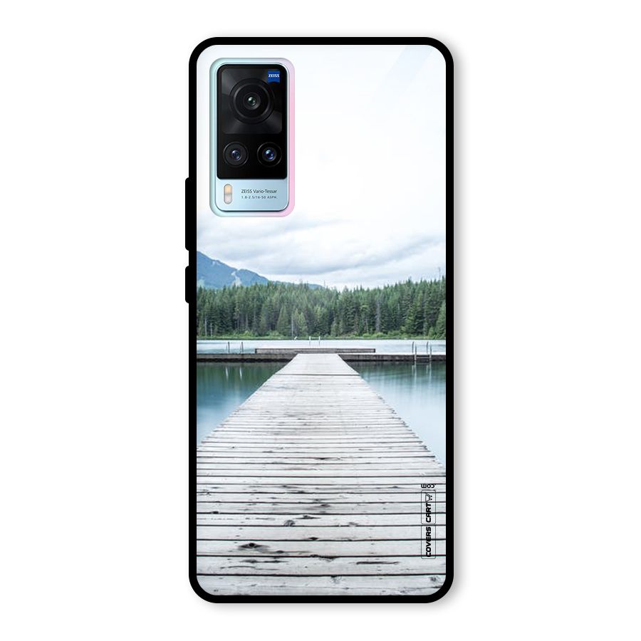 Dock River Glass Back Case for Vivo X60