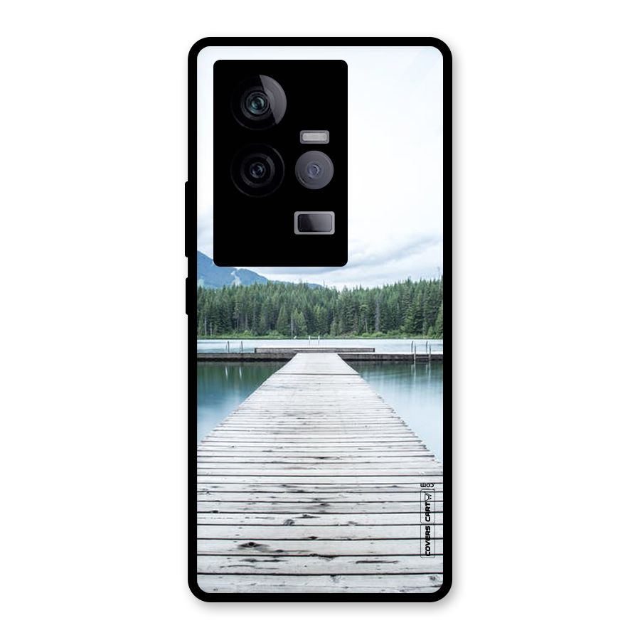 Dock River Glass Back Case for Vivo iQOO 11 5G