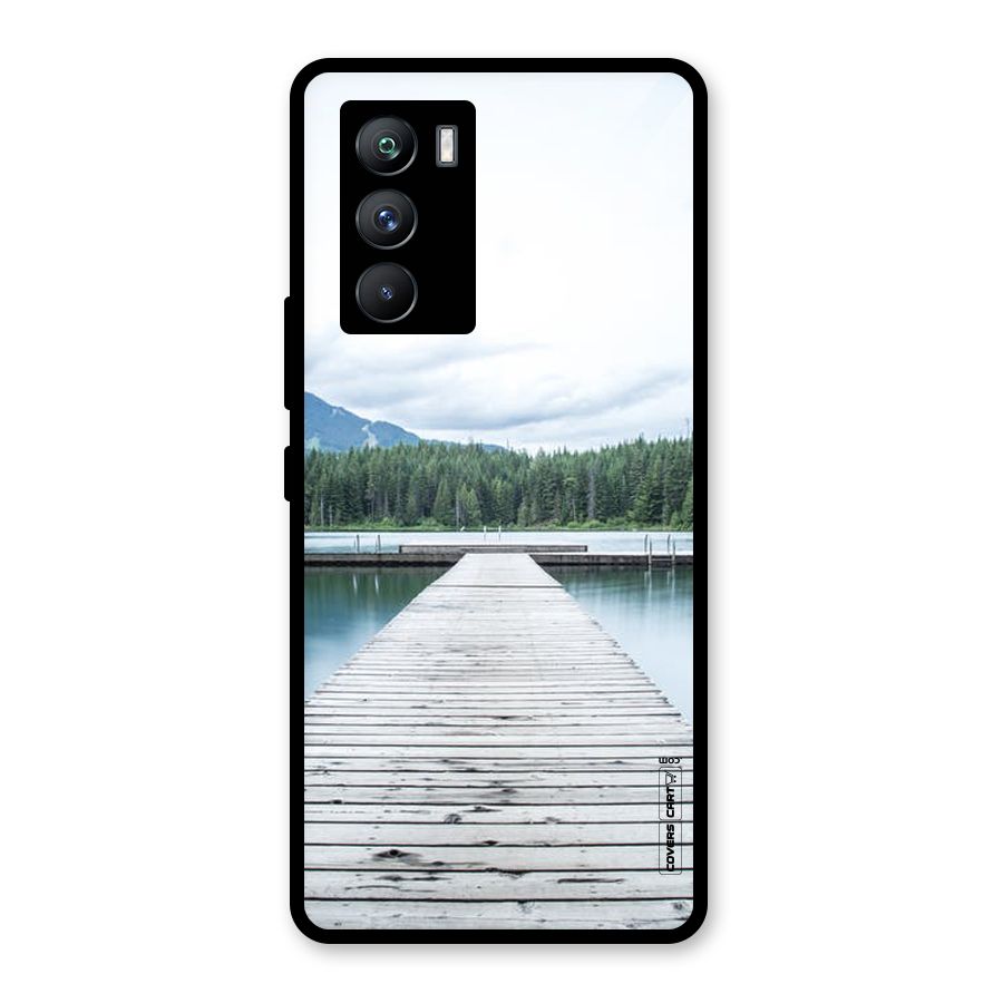 Dock River Glass Back Case for Vivo iQOO 9 SE