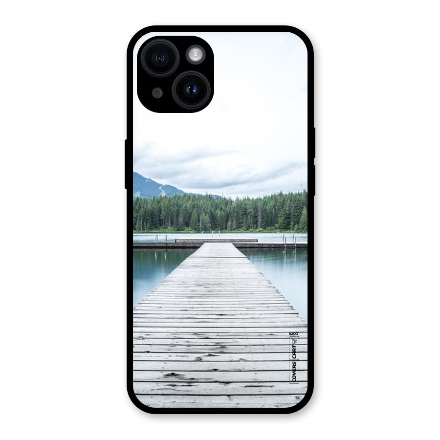 Dock River Glass Back Case for iPhone 14