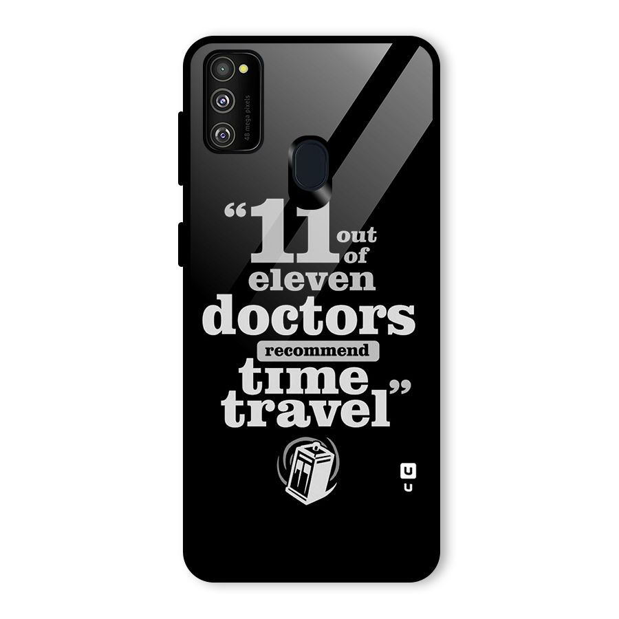 Doctors Recommend Time Travel Glass Back Case for Galaxy M21