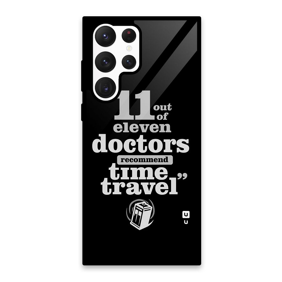 Doctors Recommend Time Travel Glass Back Case for Galaxy S22 Ultra 5G