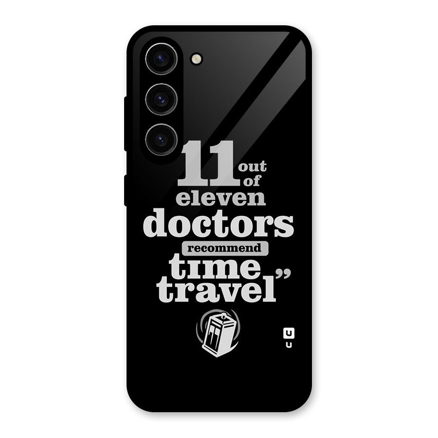 Doctors Recommend Time Travel Glass Back Case for Galaxy S23