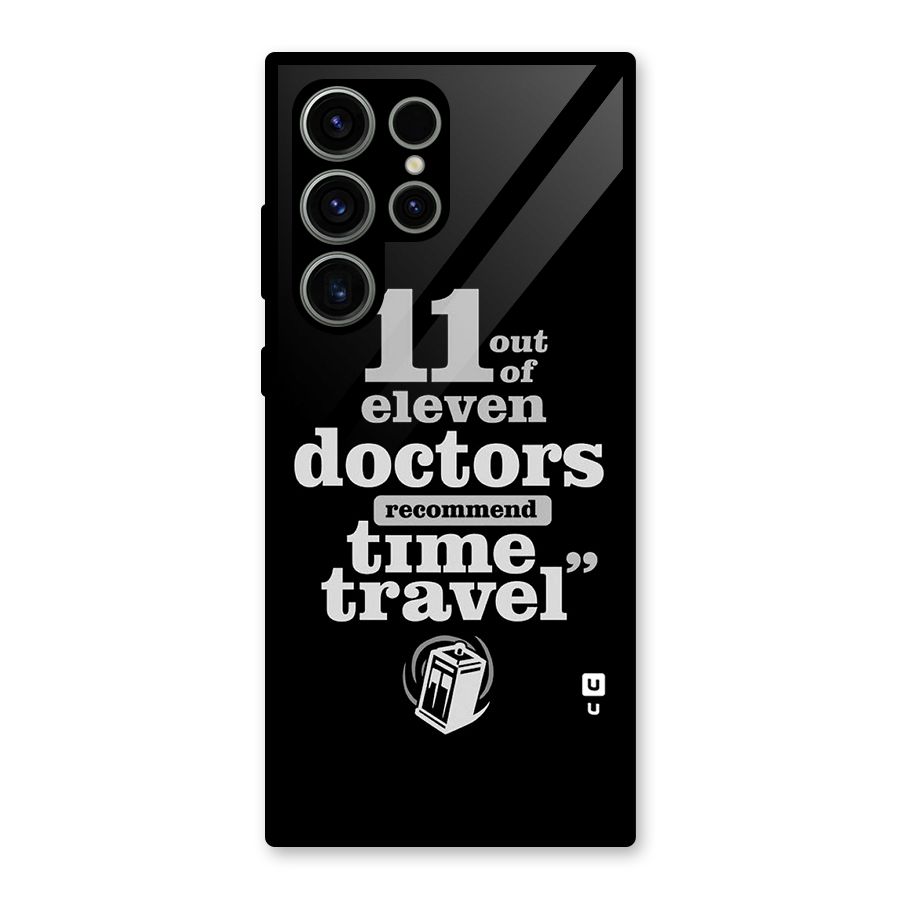 Doctors Recommend Time Travel Glass Back Case for Galaxy S23 Ultra