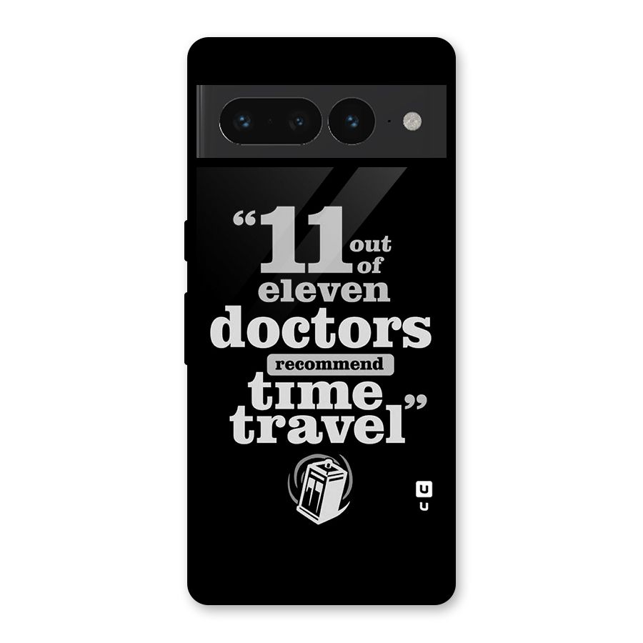 Doctors Recommend Time Travel Glass Back Case for Google Pixel 7 Pro