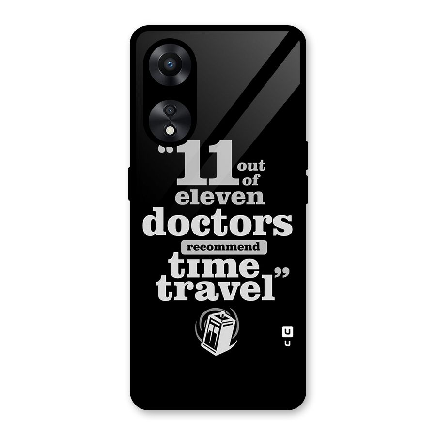 Doctors Recommend Time Travel Glass Back Case for Oppo A78